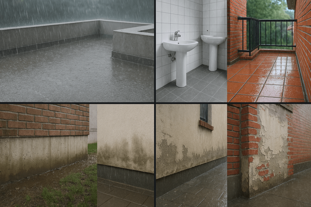 waterproofing South Africa | Common Problem Areas That Require Waterproofing